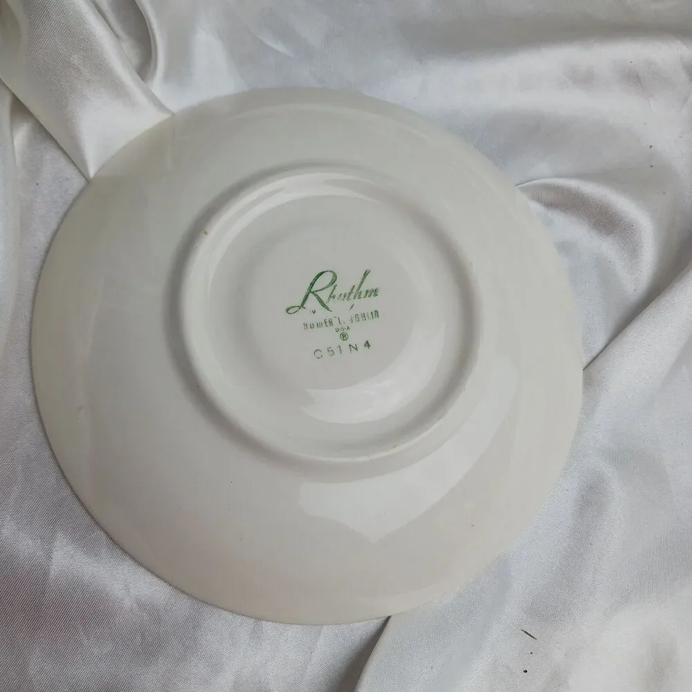Homer Laughlin Rhythm American Provincial Cup & Saucer